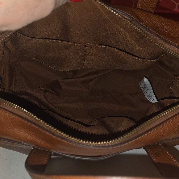 Fossil Brown Leather Crossbody - Picture 4 of 5